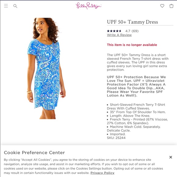 Sale🎉🎉Beautiful Lilly dress to the knee - Picture 3 of 5